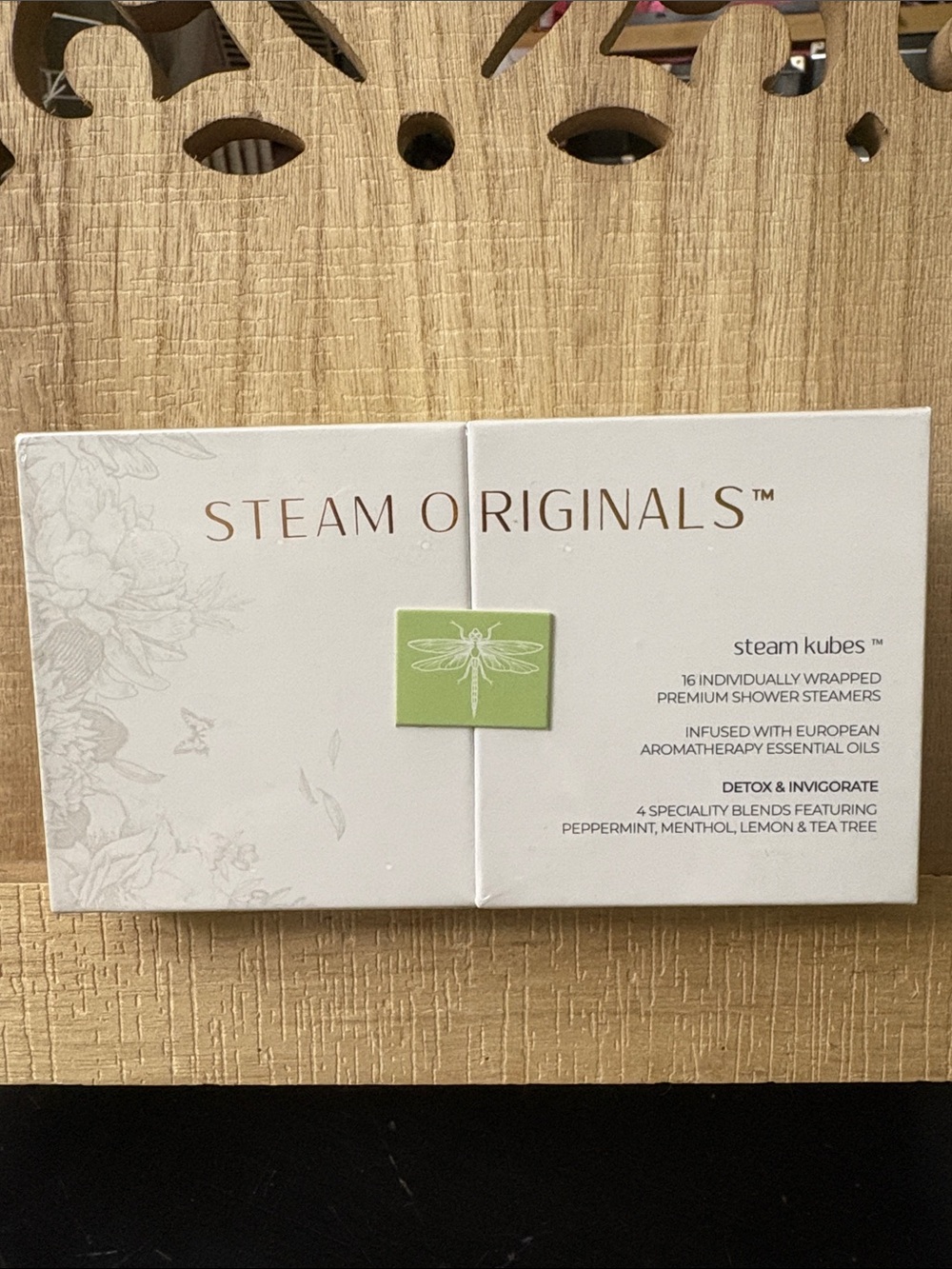Steam Originals Steam Kubes Shower Steamers - White & Green Box